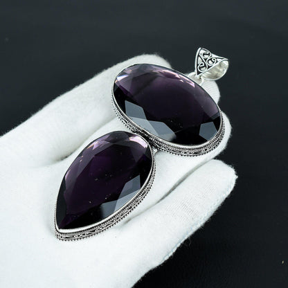 Purple Amethyst Gemstone Pendant
