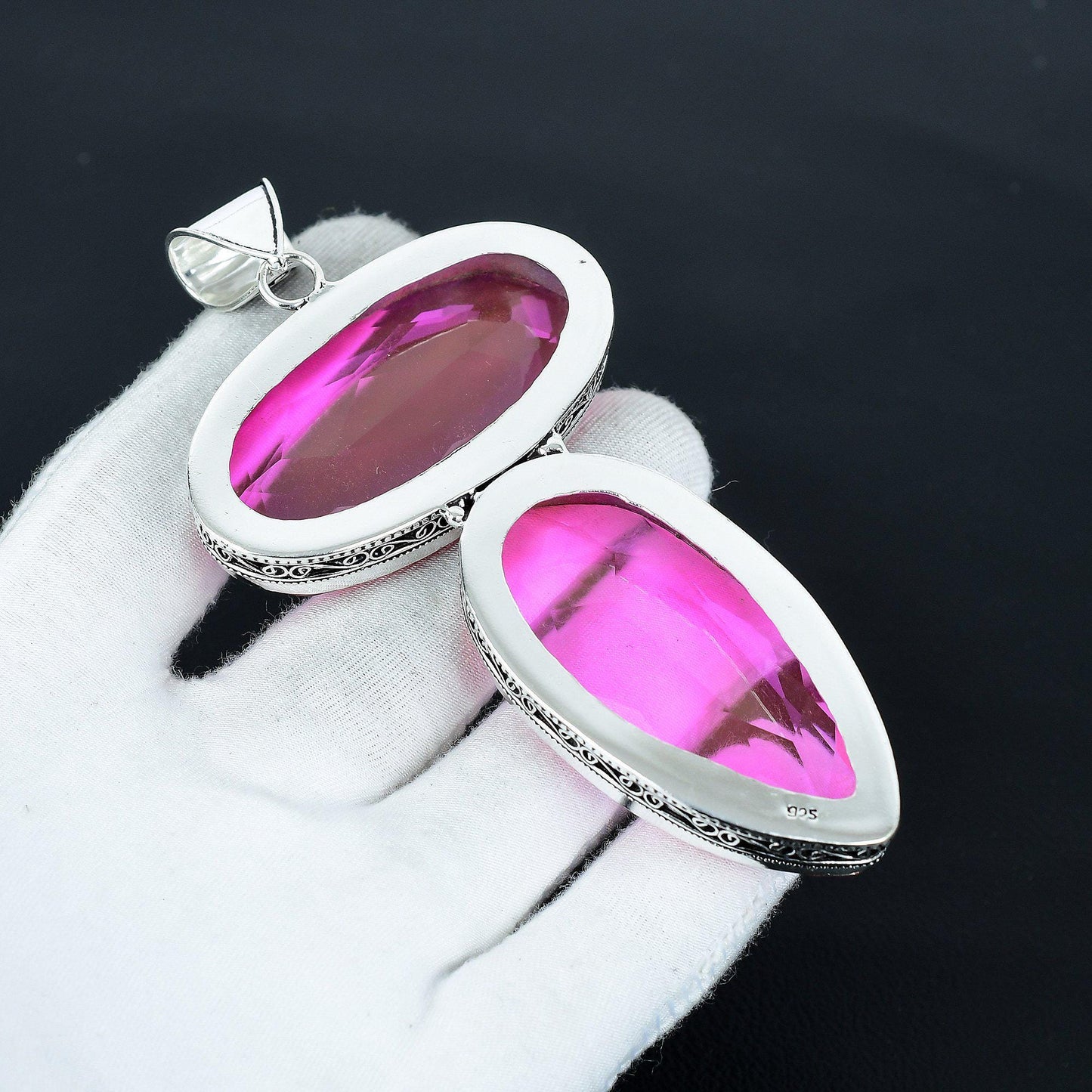 Pink Tourmaline Gemstone Pendant