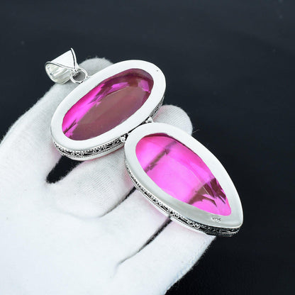 Pink Tourmaline Gemstone Pendant