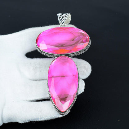 Pink Tourmaline Gemstone Pendant