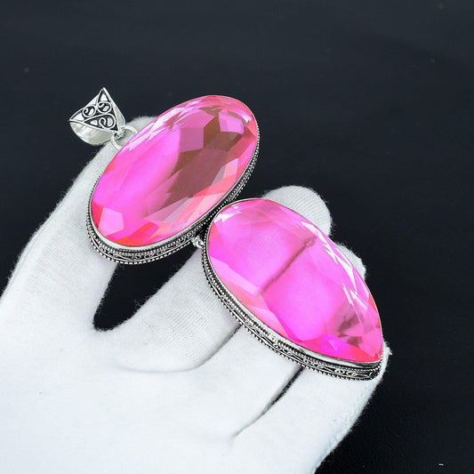 Pink Tourmaline Gemstone Pendant