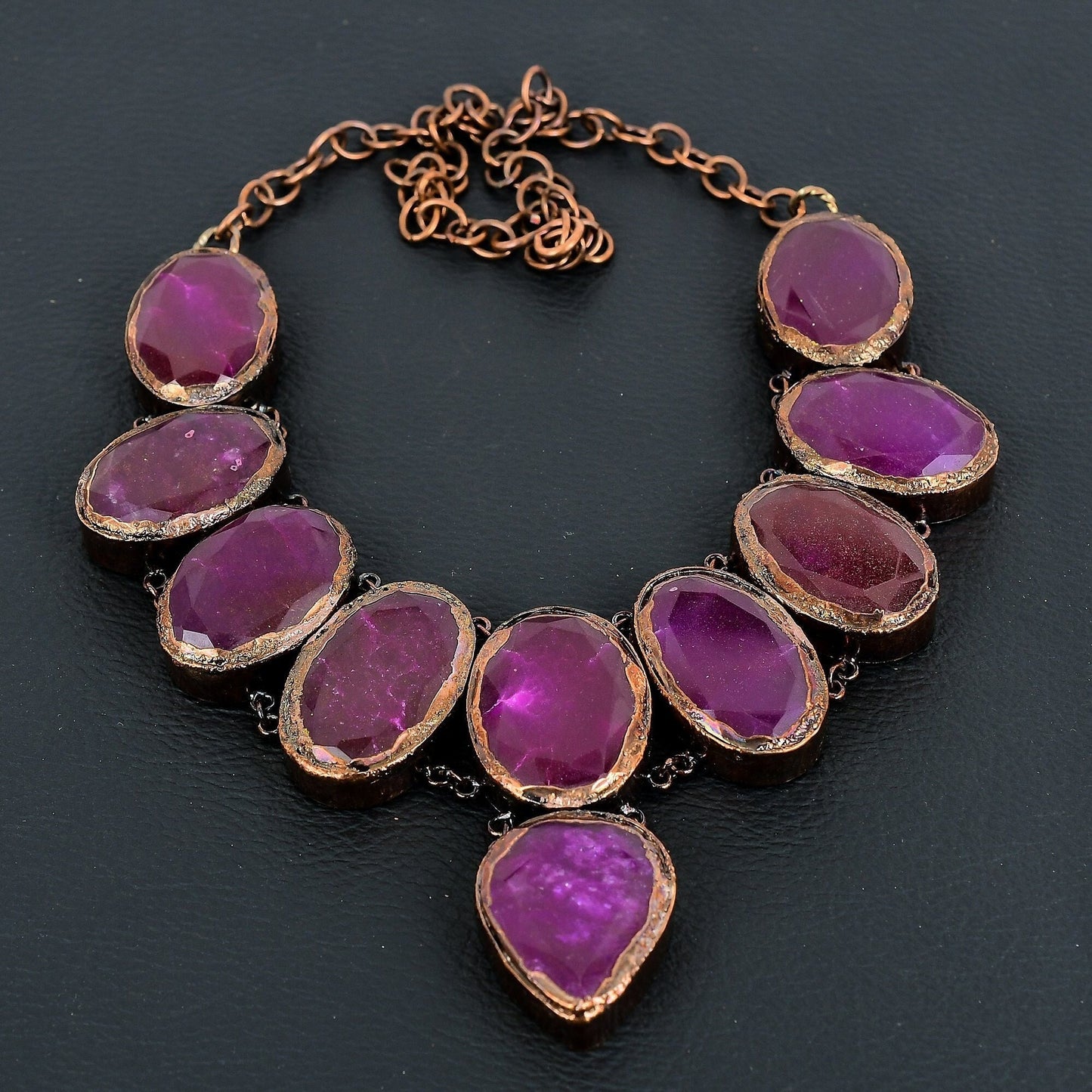 Ruby Red Gemstone Necklace