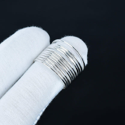 925 Sterling Silver Boho Spinner Ring