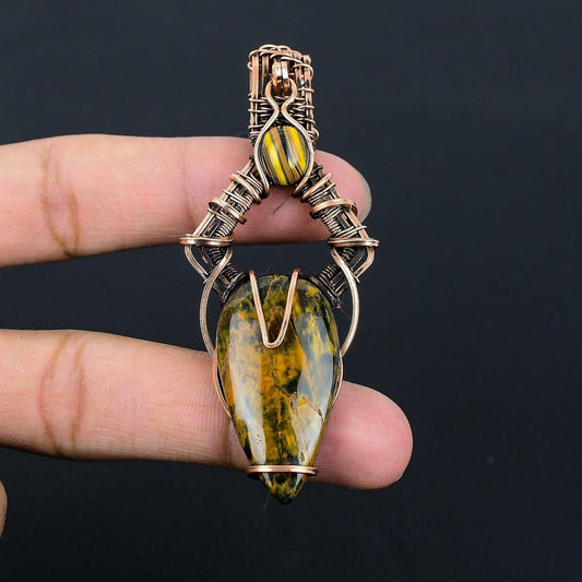Golden Tiger Eye Gemstone Pendant