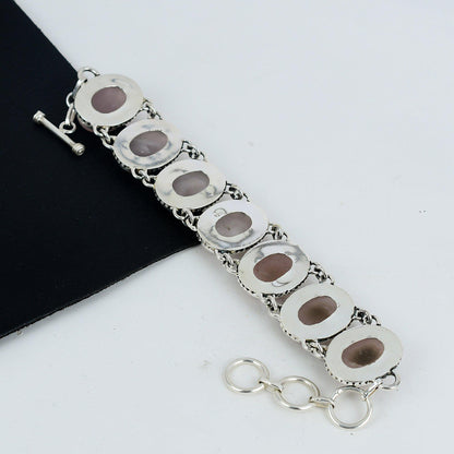 Pink Rose Quartz Gemstone Bracelet