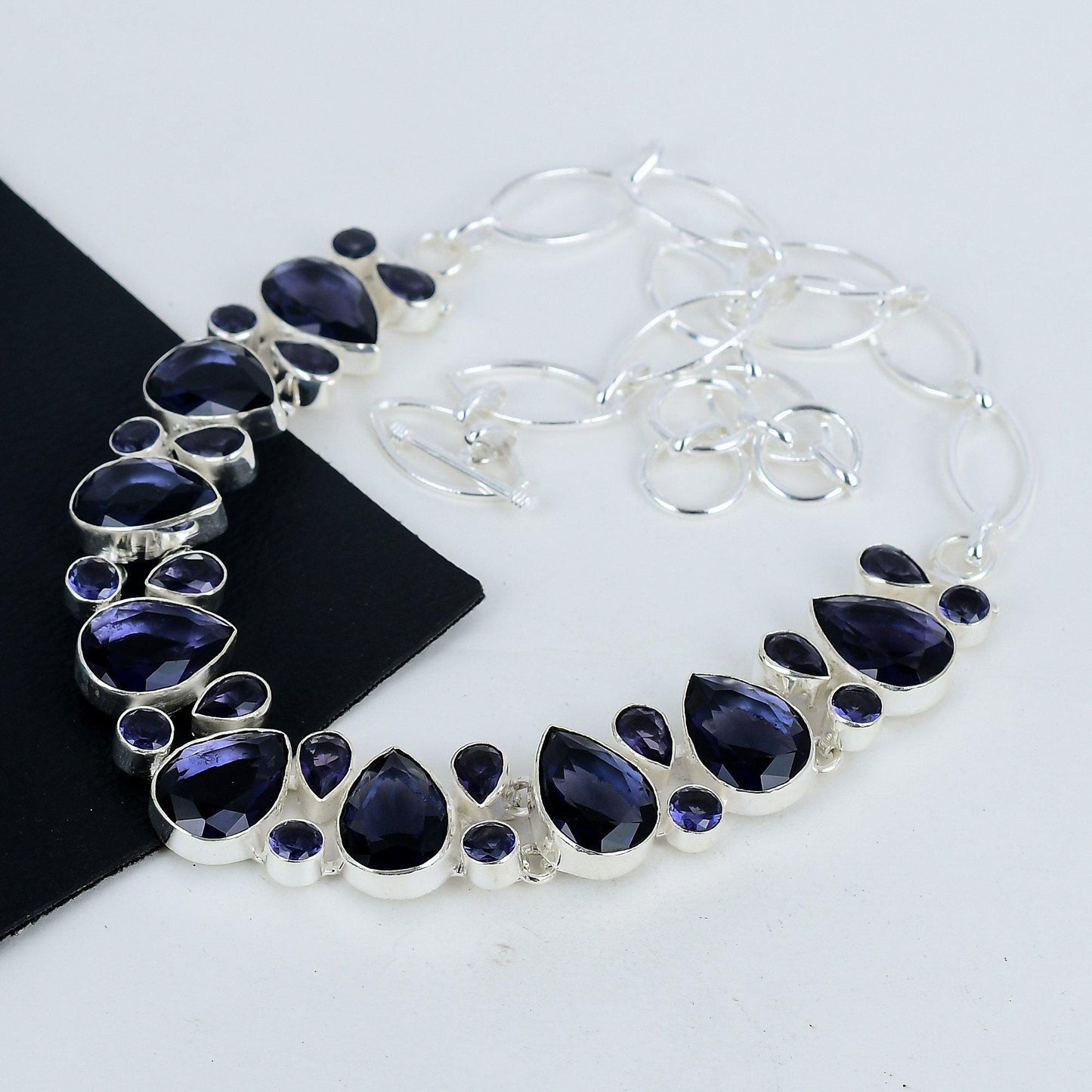Purple Amethyst Sterling Silver Necklace
