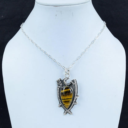 Golden Brown Tiger Eye Pendant
