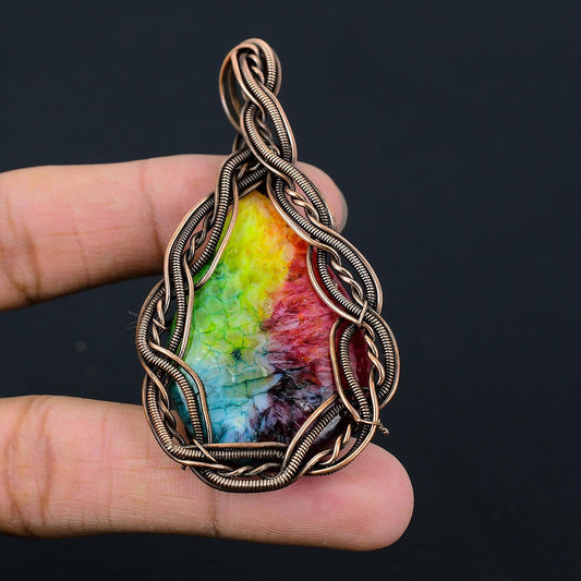 Rainbow Solar Quartz Gemstone Pendant
