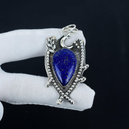 Blue Lapis Lazuli Gemstone Pendant