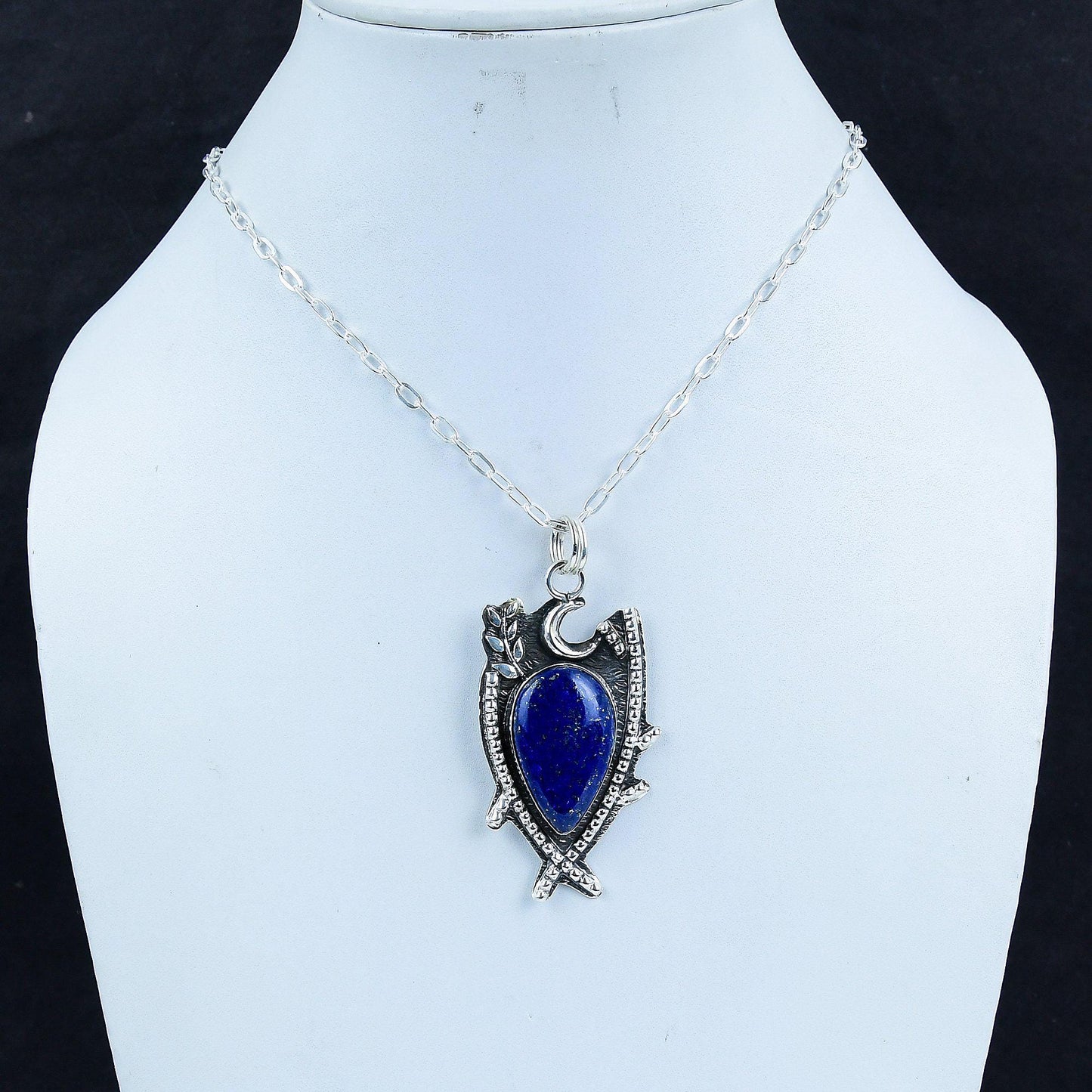 Blue Lapis Lazuli Gemstone Pendant