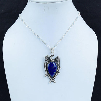 Blue Lapis Lazuli Gemstone Pendant