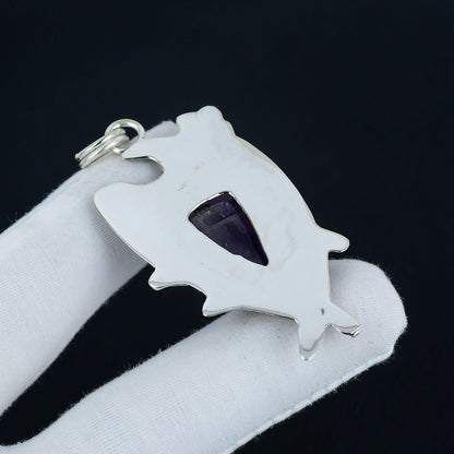 Purple Amethyst Gemstone Pendant