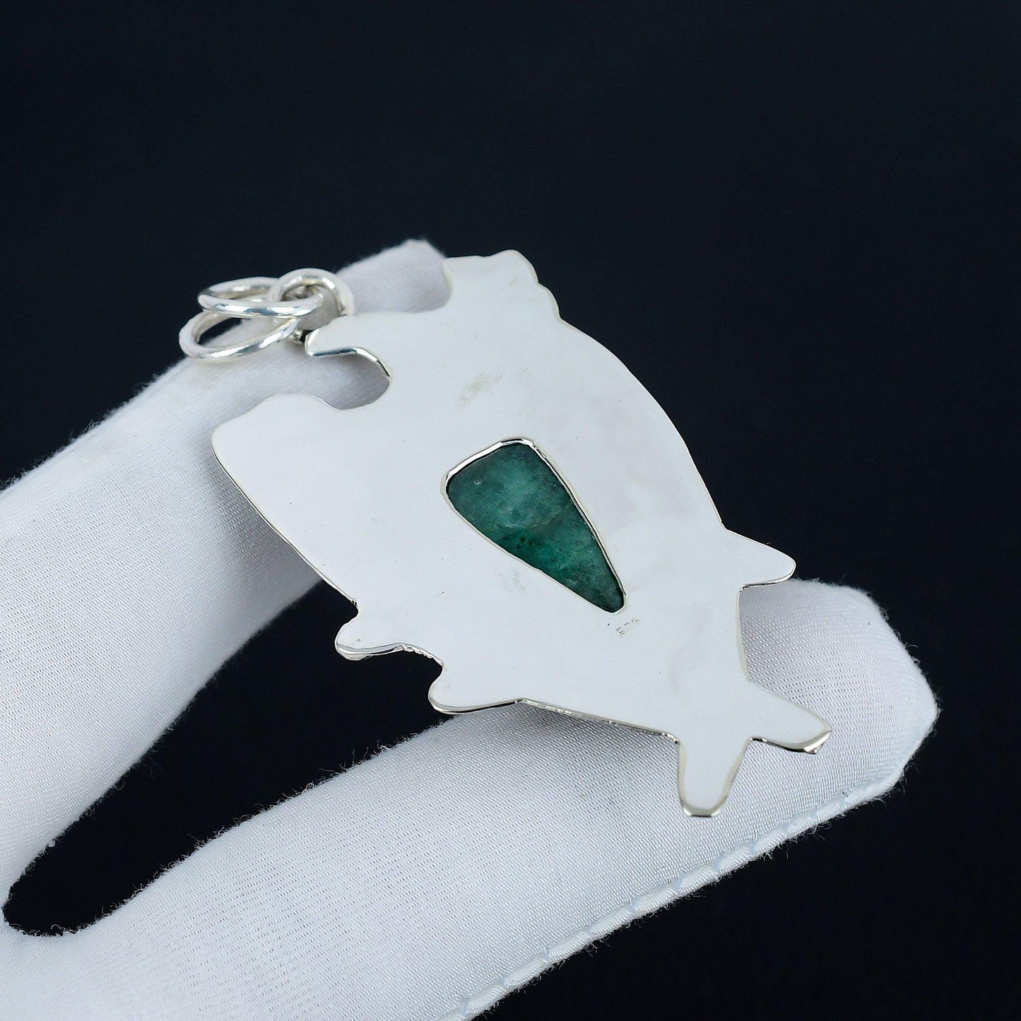 Green Emerald Gemstone Pendant