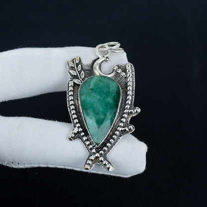 Green Emerald Gemstone Pendant