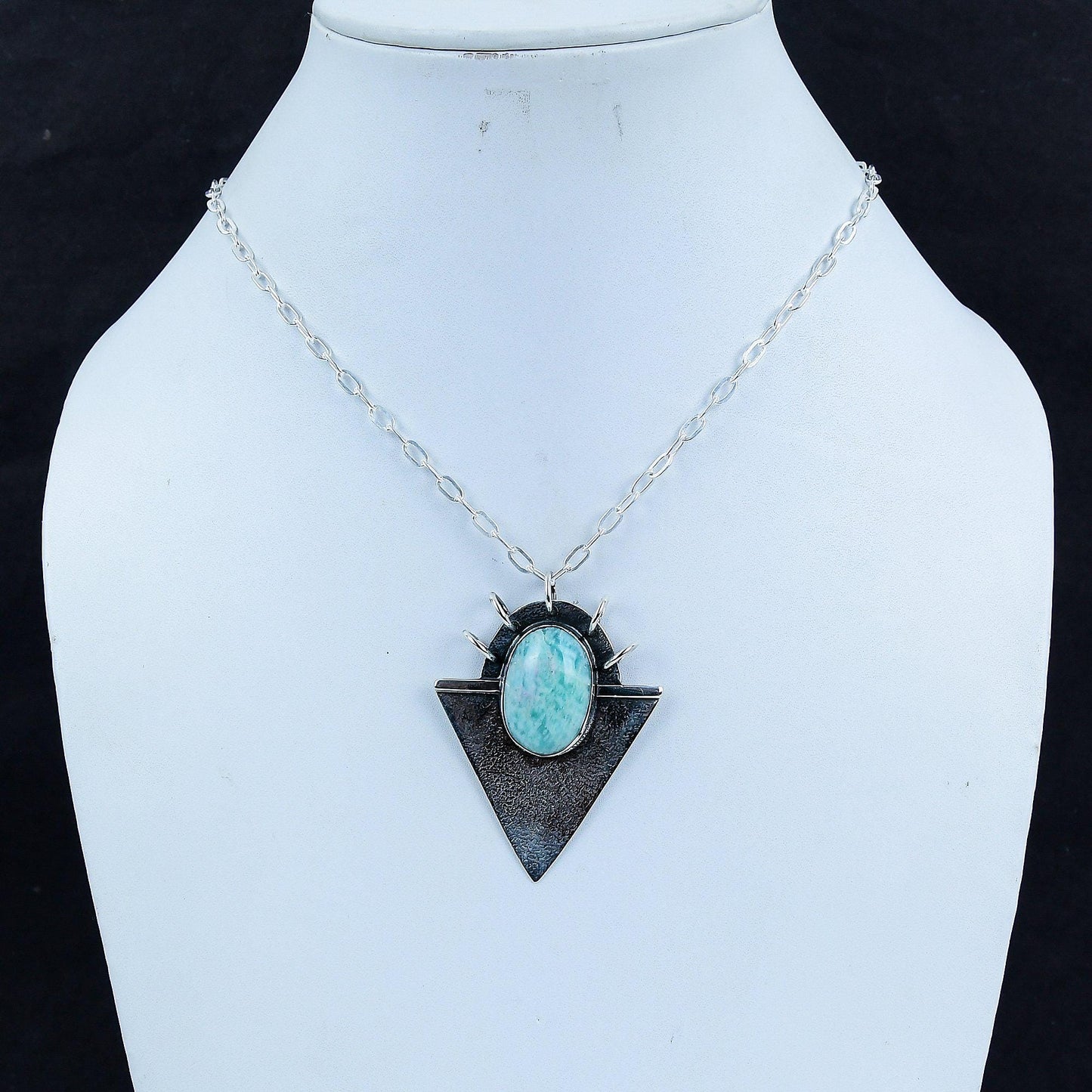 Green Amazonite Gemstone Pendant