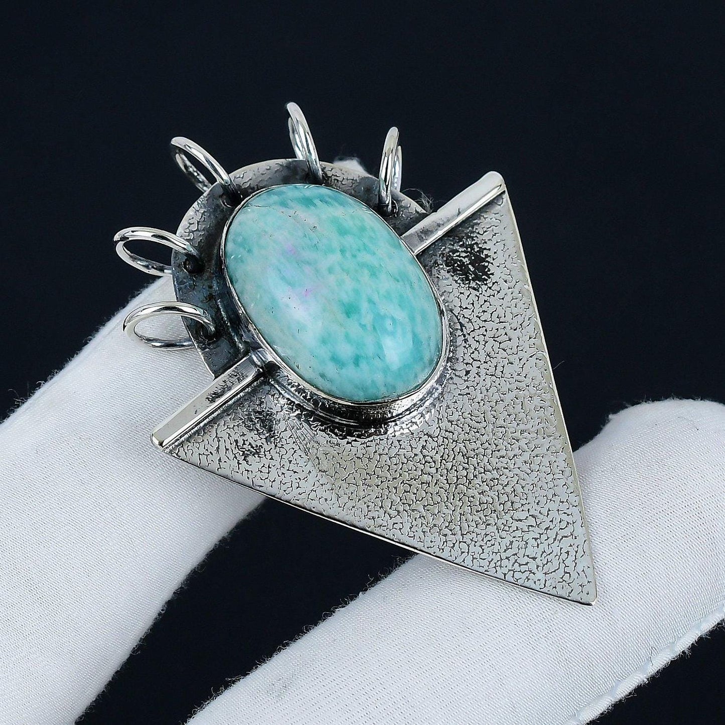 Green Amazonite Gemstone Pendant