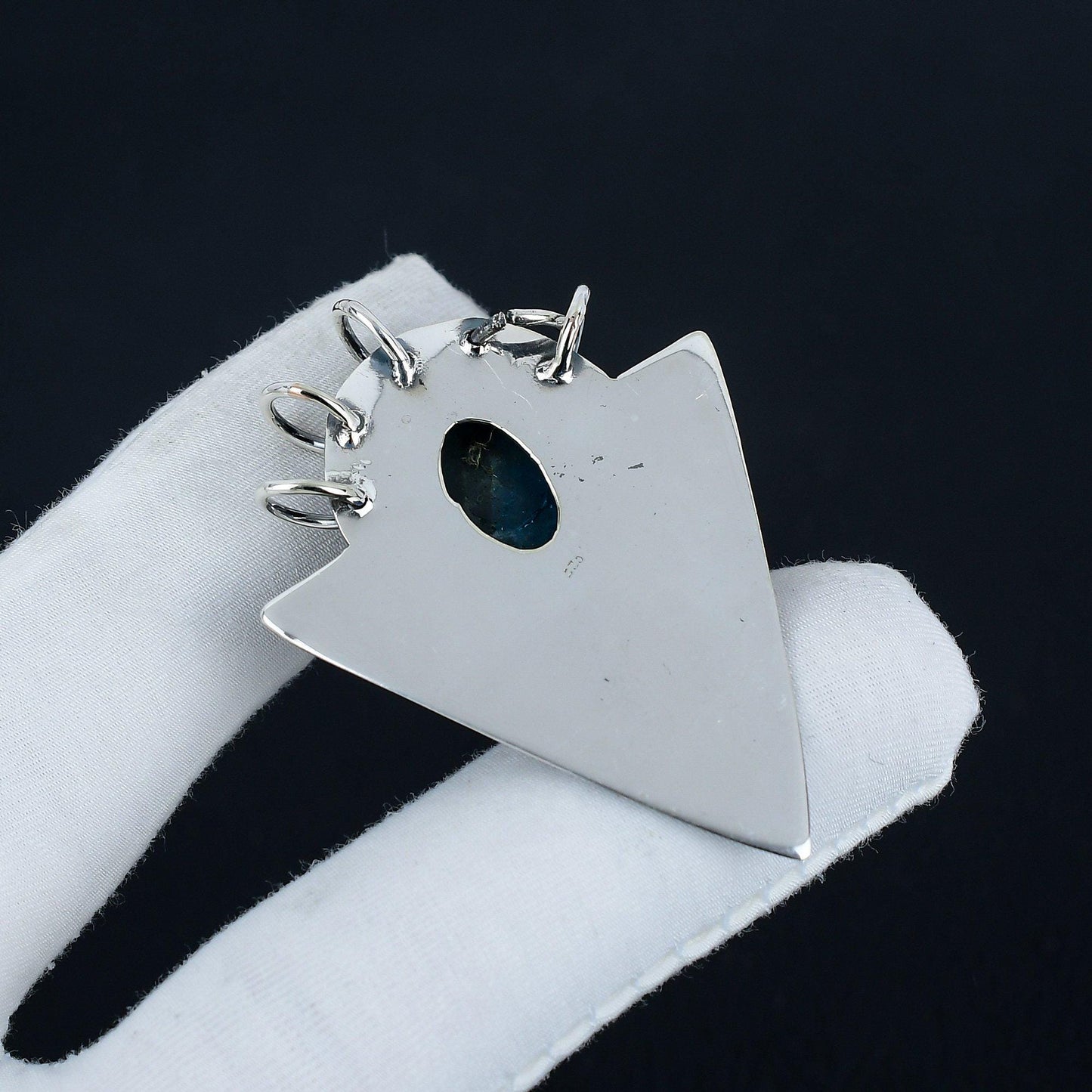 Blue Apatite Gemstone Pendant