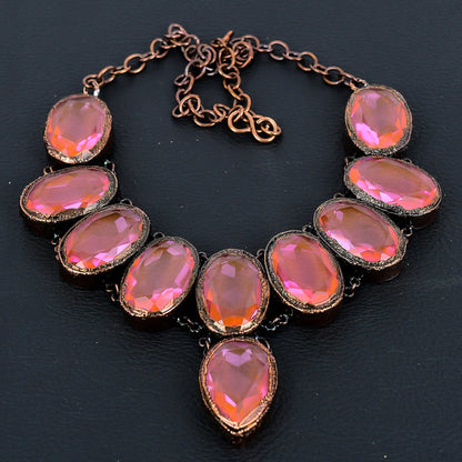 Pink Kunzite Gemstone Necklace