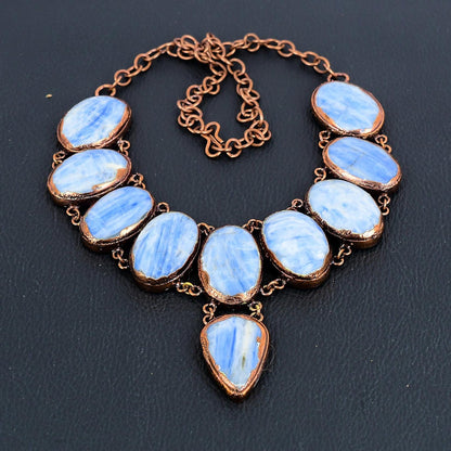 Blue Kyanite Gemstone Necklace
