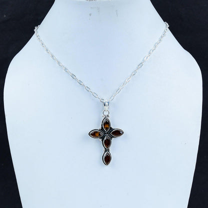 Smoky Brown Topaz Gemstone Pendant