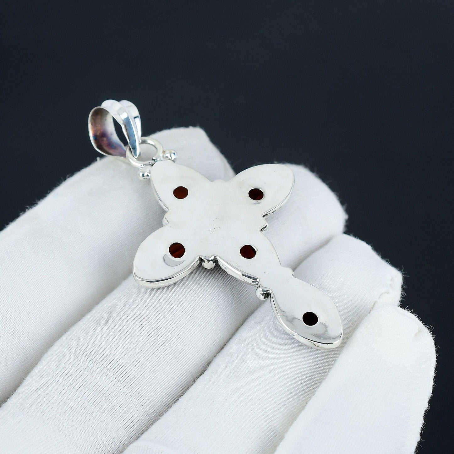 Red Garnet Gemstone Pendant