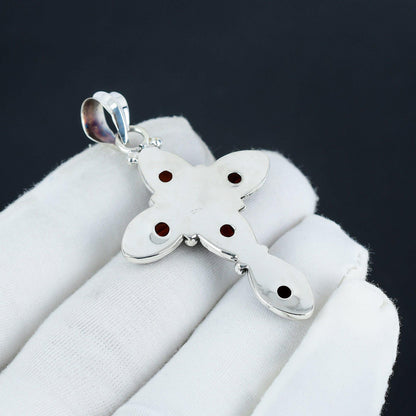 Red Garnet Gemstone Pendant