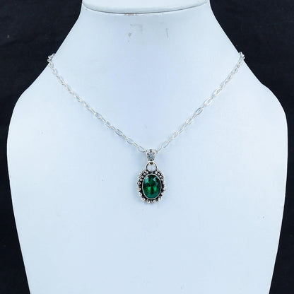 Green Apatite Gemstone Pendant