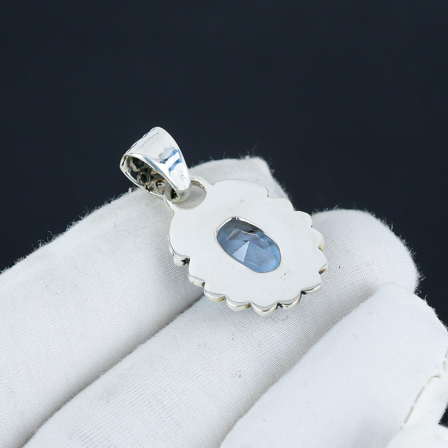 Blue Tanzanite Gemstone Pendant