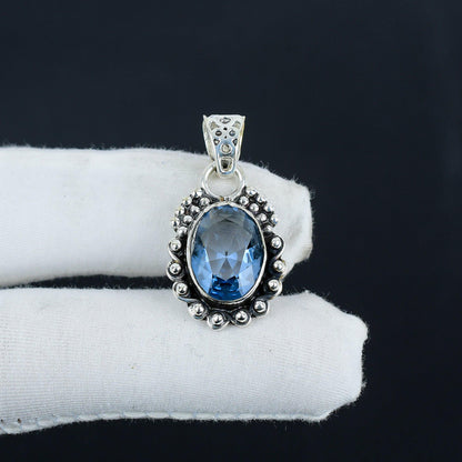 Blue Tanzanite Gemstone Pendant