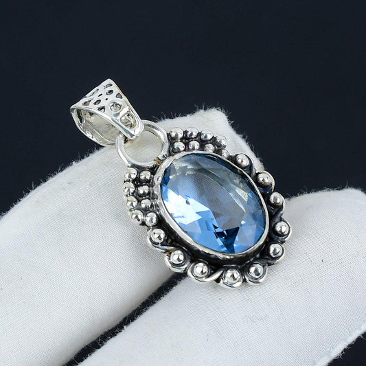Blue Tanzanite Gemstone Pendant