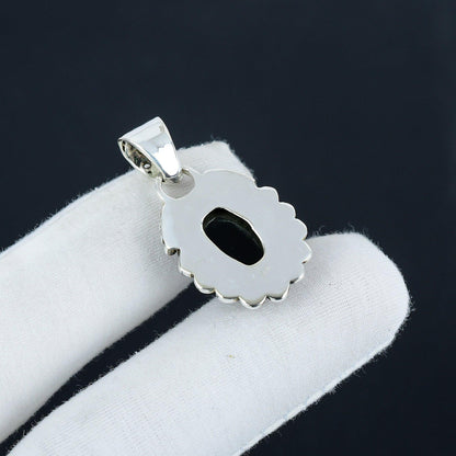 Black Onyx Gemstone Pendant