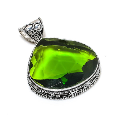 Green Peridot Gemstone Pendant