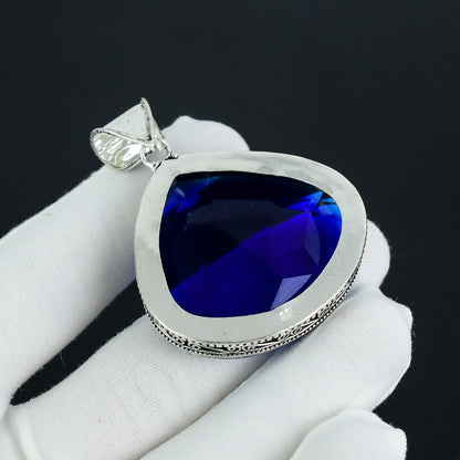 Blue Sapphire Gemstone Pendant