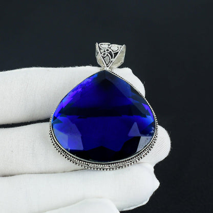 Blue Sapphire Gemstone Pendant