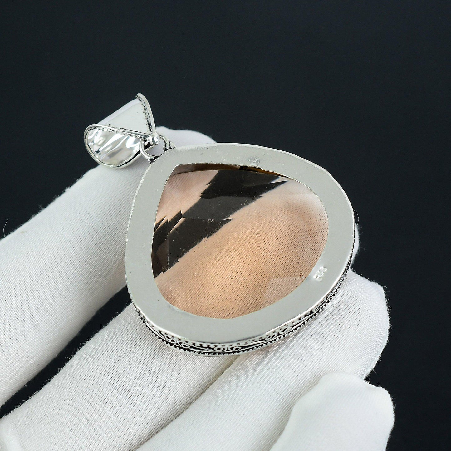 Pink Morganite Gemstone Pendant