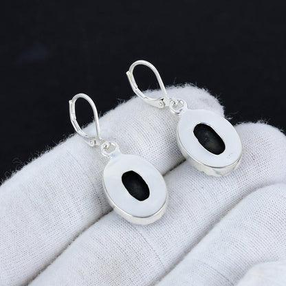 Black Obsidian Gemstone Earrings