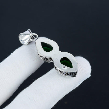 Green Emerald Gemstone Pendant