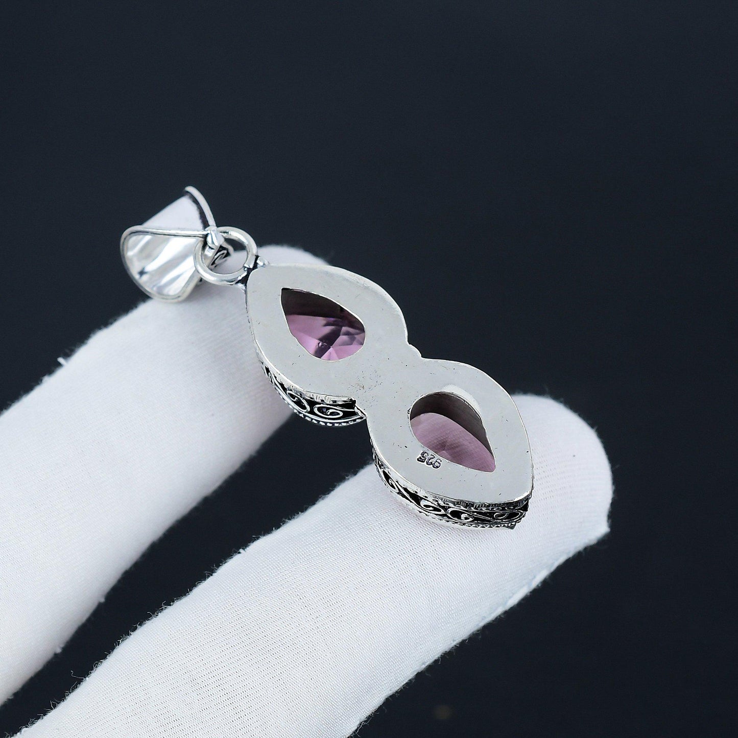 Pink Kunzite Gemstone Pendant