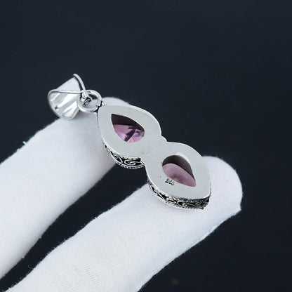 Pink Kunzite Gemstone Pendant