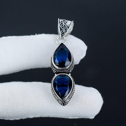 Blue Sapphire Gemstone Pendant