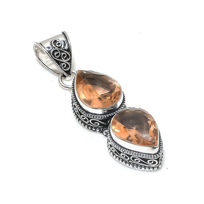 Pink Morganite Gemstone Pendant