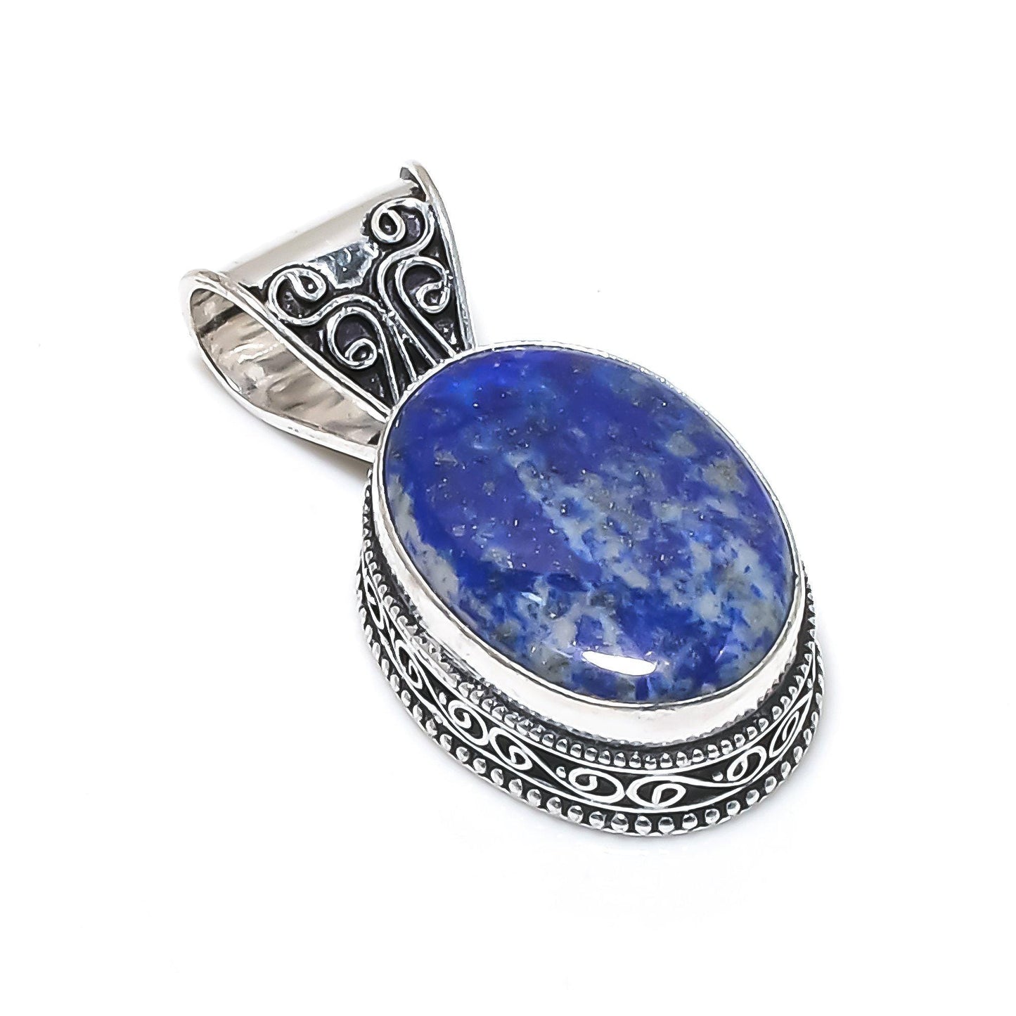 Blue Lapis Lazuli Gemstone Pendant
