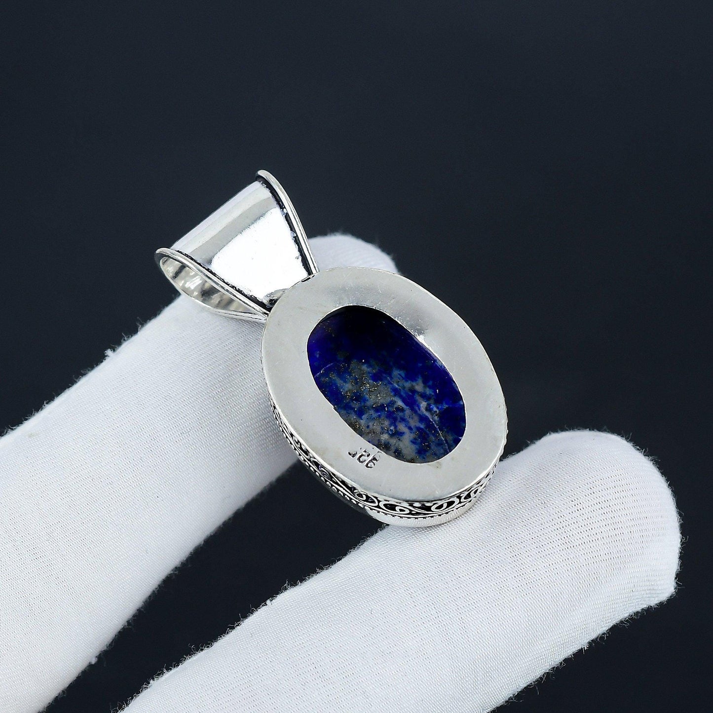 Blue Lapis Lazuli Gemstone Pendant