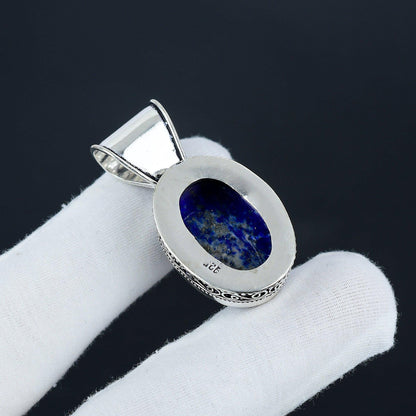 Blue Lapis Lazuli Gemstone Pendant