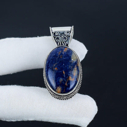 Blue Sodalite Gemstone Pendant