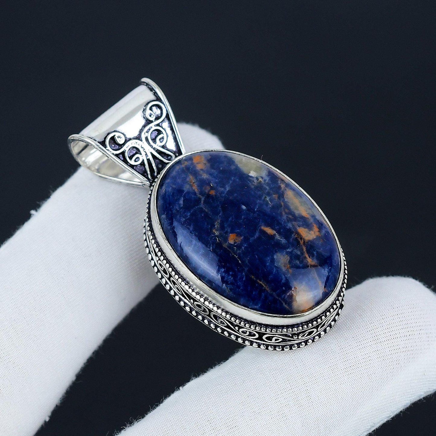 Blue Sodalite Gemstone Pendant