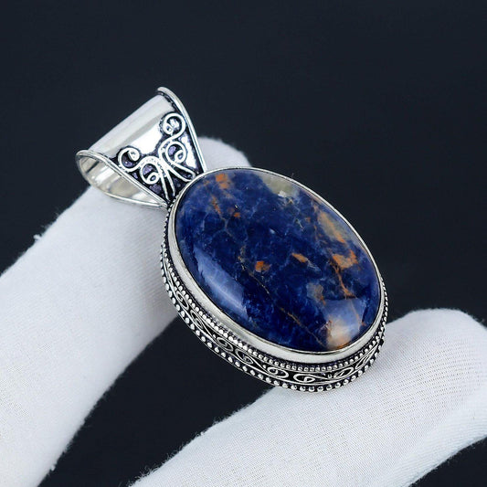 Blue Sodalite Gemstone Pendant