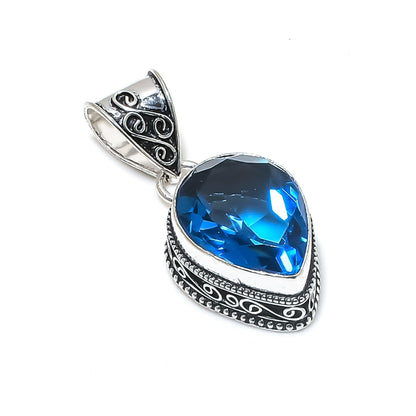 London Blue Topaz Pendant