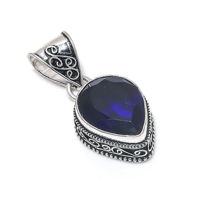Blue Sapphire Gemstone Pendant