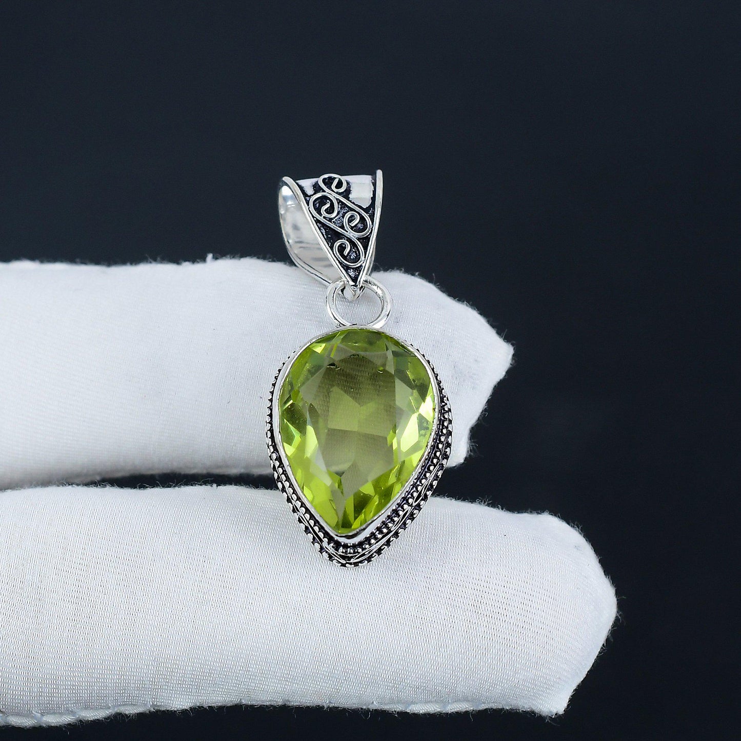 Lemon Topaz Gemstone Pendant